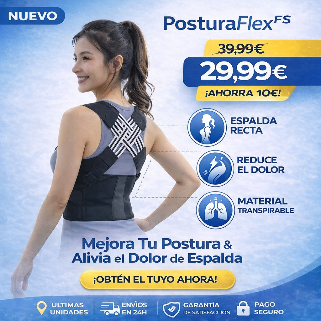 Corrector Postural Lumbar - PosturaFlexᶠˢ