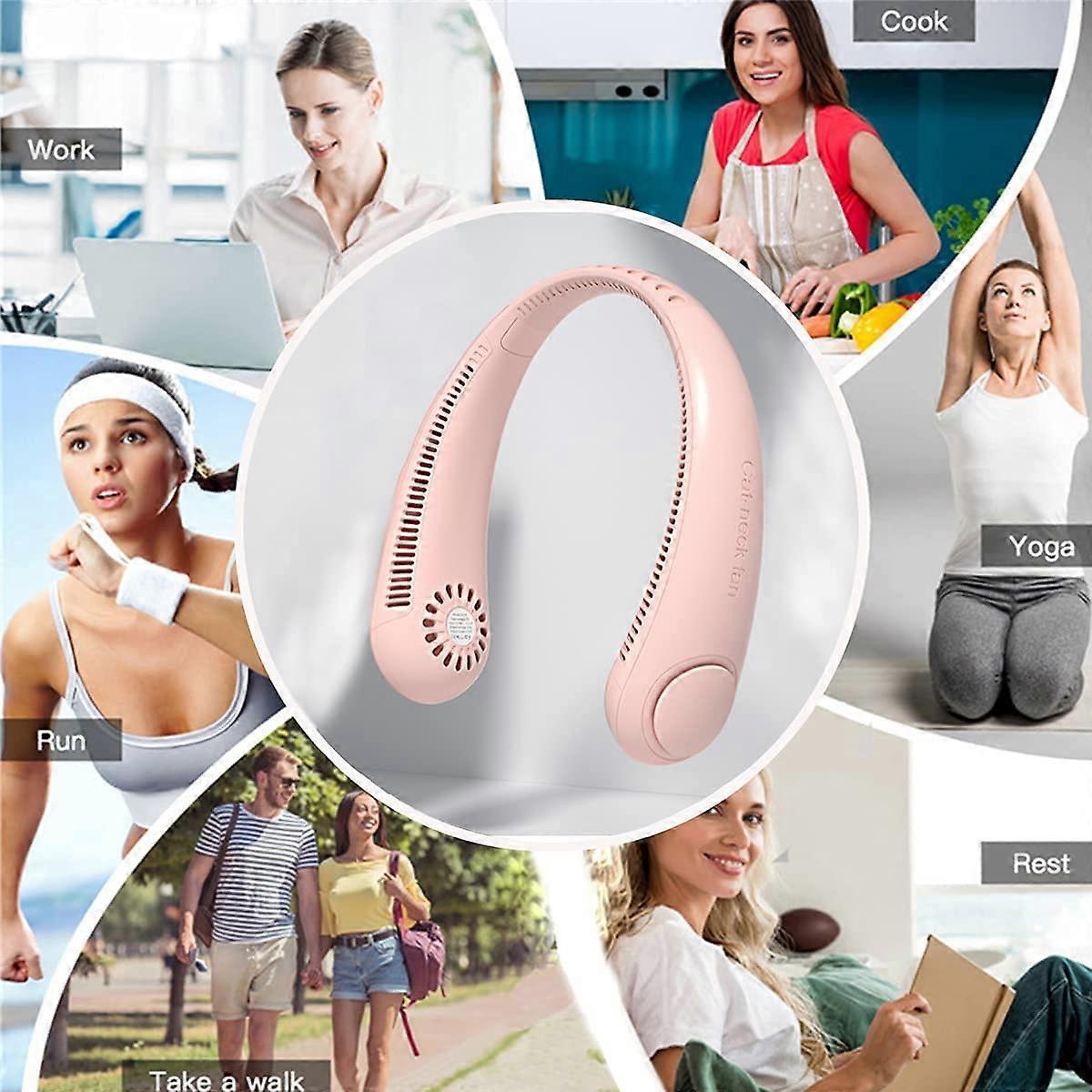 Ventilador de cuello portátil sin aspas - CoolWaveᶠˢ