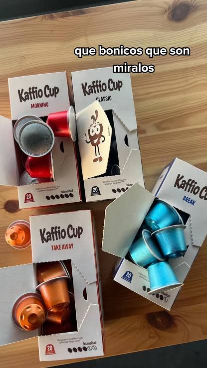 20 cápsulas para café en 3 intensidades