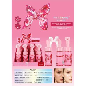 Limpiador Facial Espumoso Bloom 150 ml 1 Unidad Kiss Beauty