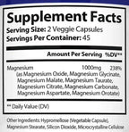 Magnesium Complex 8 Essential Magnesium Supplement 1000mg