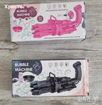 Pistola burbujas pompas