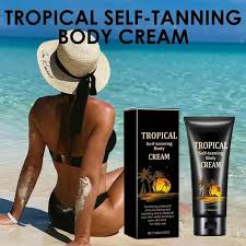 Crema Autobronceadora Tropical para Cuerpo | Bronceado Natural sin Sol y Acabado Uniforme