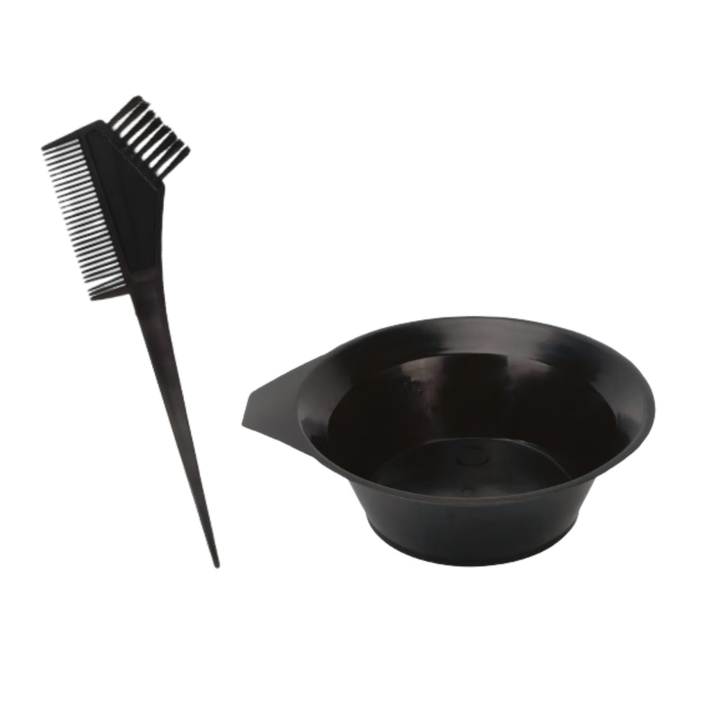 Set de cuenco y brocha para tinte de cabello