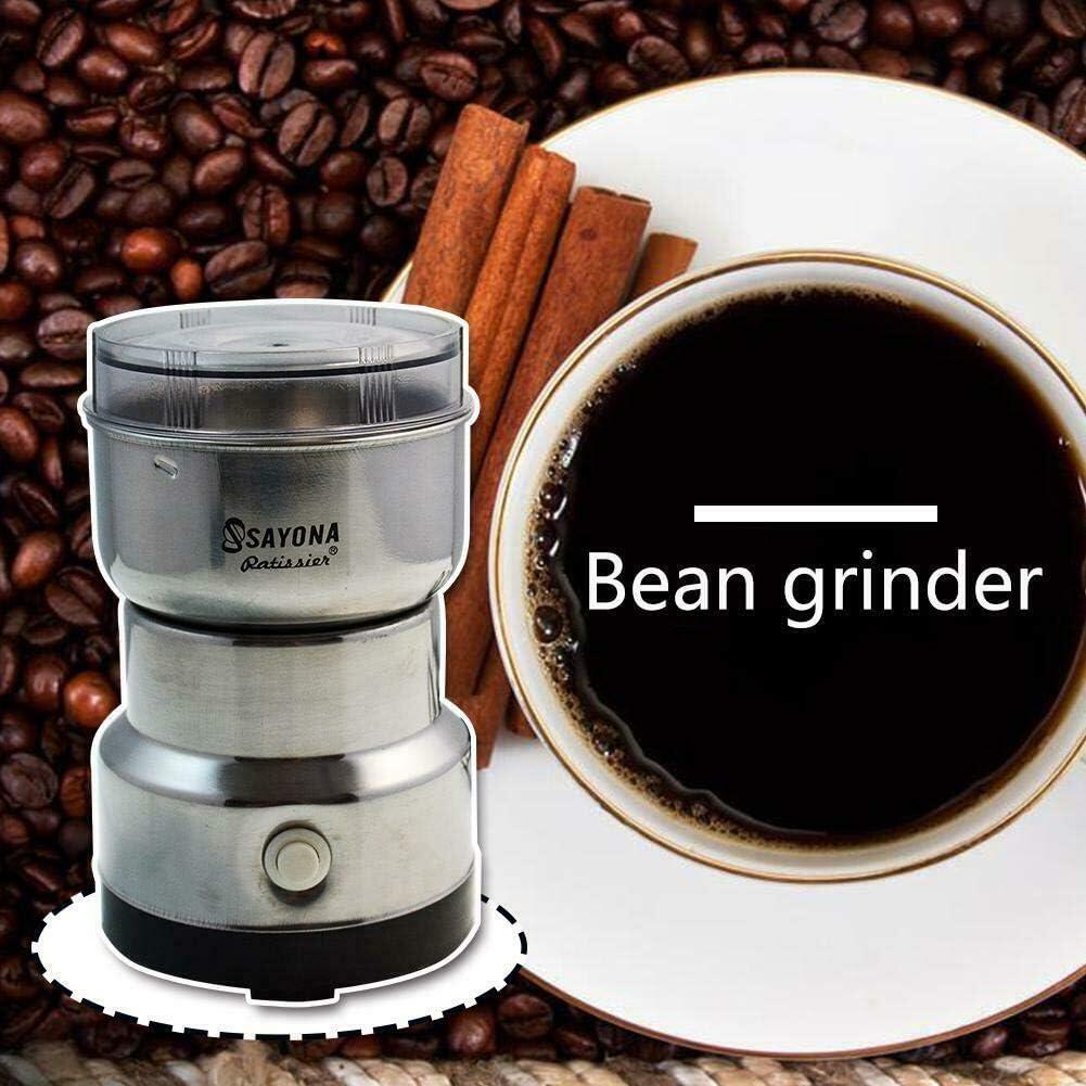Molinillo eléctrico de café/frijol de 200 W en acero inoxidable