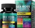 Sea Moss + Black Seed Oil + Ashwagandha – Suplemento Natural Todo en Uno