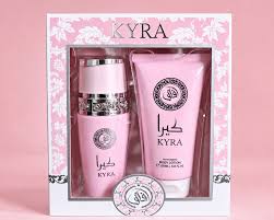 Set Perfume KYRA Sweet Mujer + Loción Corporal – Dulzura, Elegancia y Alta Fijación