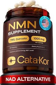 Cata-Kor Suplemento NMN - Suplemento NAD 4 en 1 con quercetina | TMG | Resveratrol - Alternativa NMNH -