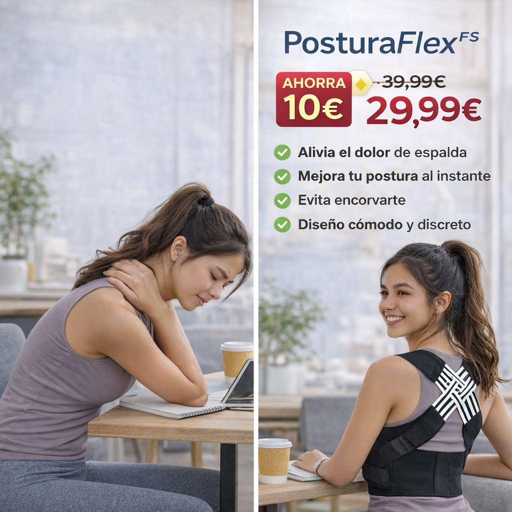 Corrector Postural Lumbar - PosturaFlexᶠˢ
