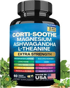 Suplemento Antiestrés Cortisol Balance – Magnesio Glicinato + L-Teanina + Ashwagandha 60 Cápsulas