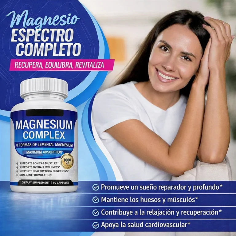 Magnesium Complex 8 Essential Magnesium Supplement 1000mg