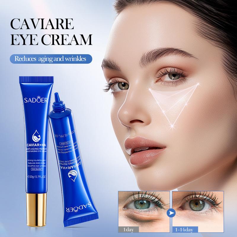 Contorno de Ojos Reparador SADOER con Caviar y Ácido Hialurónico 20 g