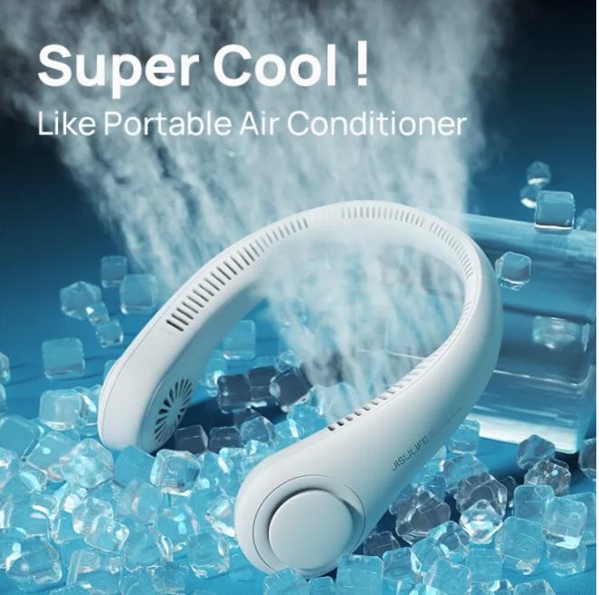 Ventilador de cuello portátil sin aspas - CoolWaveᶠˢ