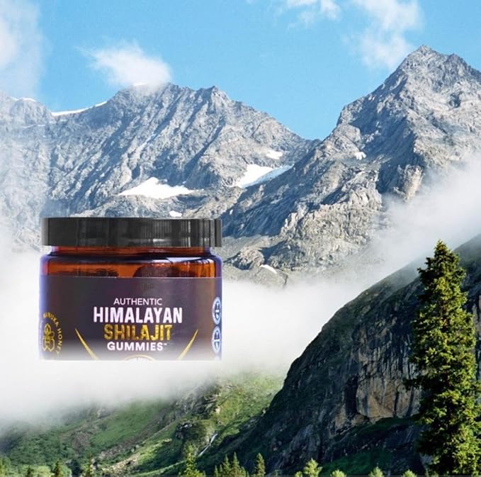 Himalayan Gold Shilajit Gummies Suplemento – Energía Natural y Vitalidad en Cada Gominola