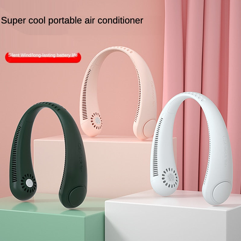 Ventilador de cuello portátil sin aspas - CoolWaveᶠˢ