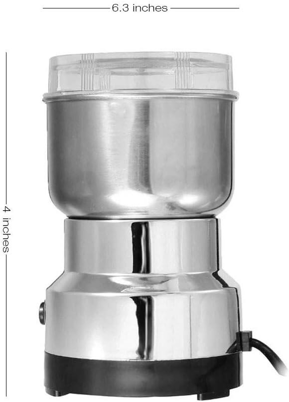 Molinillo eléctrico de café/frijol de 200 W en acero inoxidable