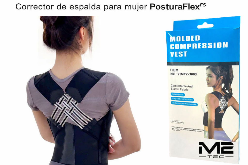 Corrector Postural Lumbar - PosturaFlexᶠˢ