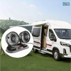 Ventilador doble para coche