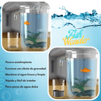 Acuario con Sistema de Limpieza Integrado y Luz LED