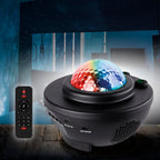 Proyector Estrellas Galaxia LED con Altavoz Bluetooth, Mando a Distancia, Temporizador y Luz Nocturna Infantil