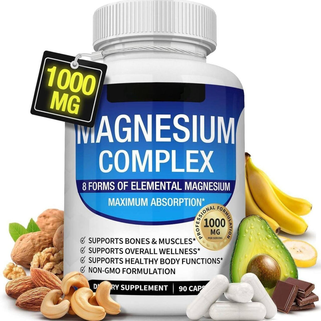 Magnesium Complex 8 Essential Magnesium Supplement 1000mg