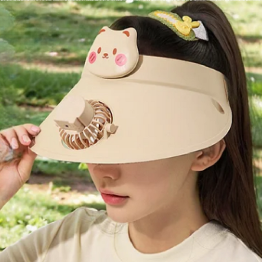 Gorra ventilador infantil