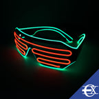 Gafas de luz a pilas