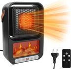 Mini Calefactor Eléctrico Portátil con Control Remoto – Calor Rápido y Seguro