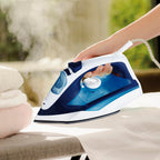 Plancha de Ropa Professional 2400 W, Suela Antiadherente, Golpe de Vapor