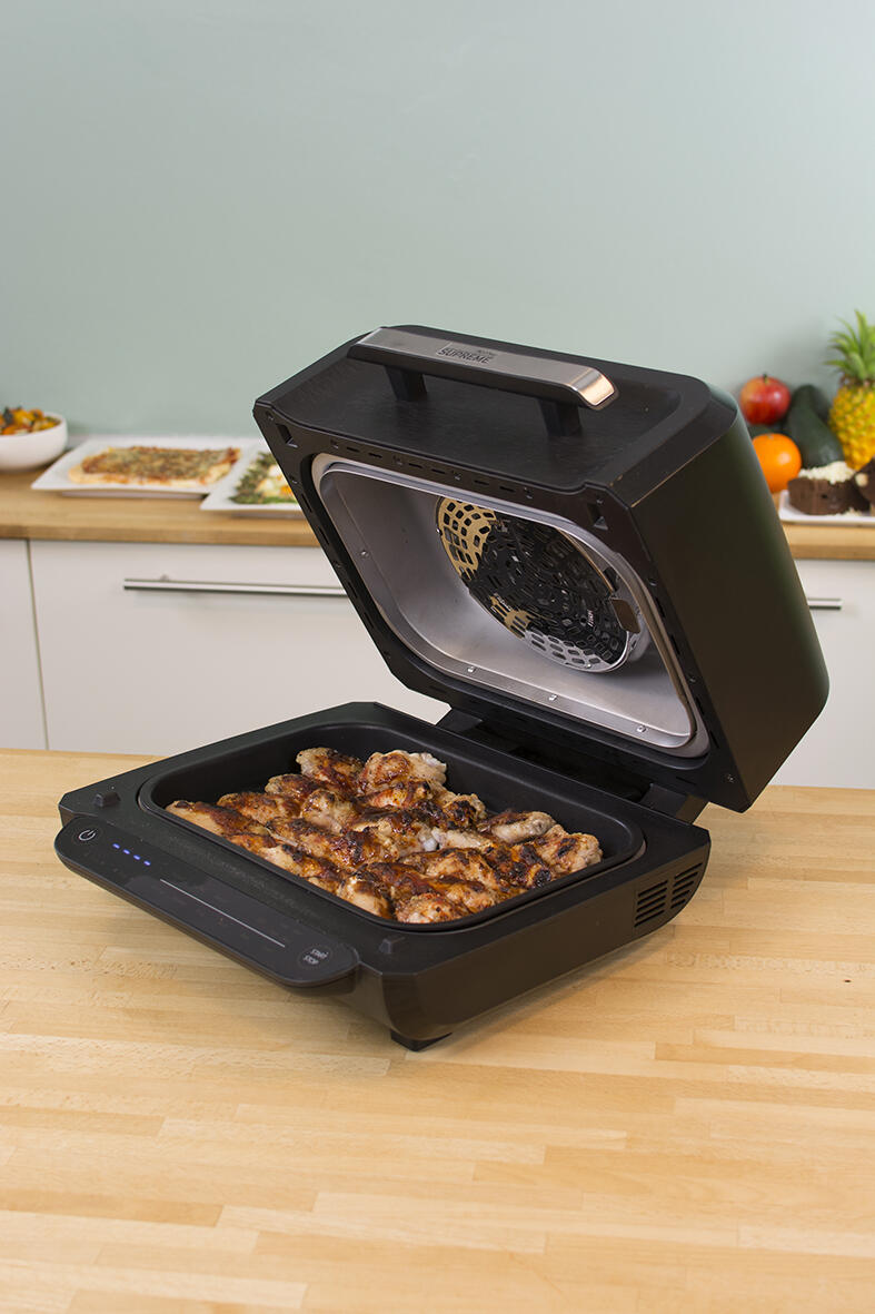 Grill, horno y Air Fryer 8 funciones en 1