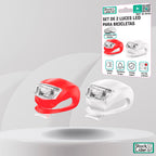 Set de 2 luces LED para bicicletas - UrbanGlowᶠˢ
