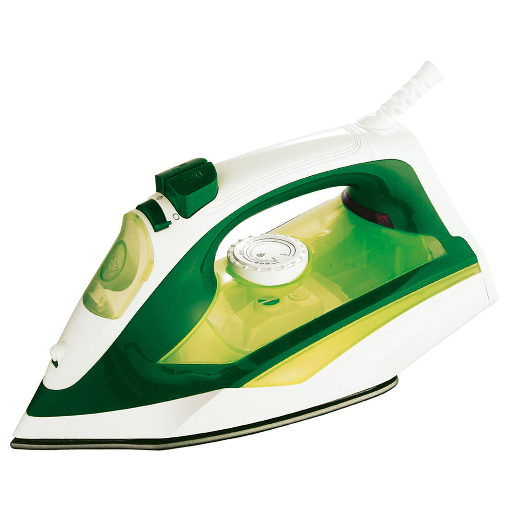 Plancha de Ropa Professional 2400 W, Suela Antiadherente, Golpe de Vapor