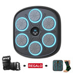 Máquina de boxeo musical con guantes de boxeo 3.0 tobillera de Compresión y Masajeador de pies de Regalo