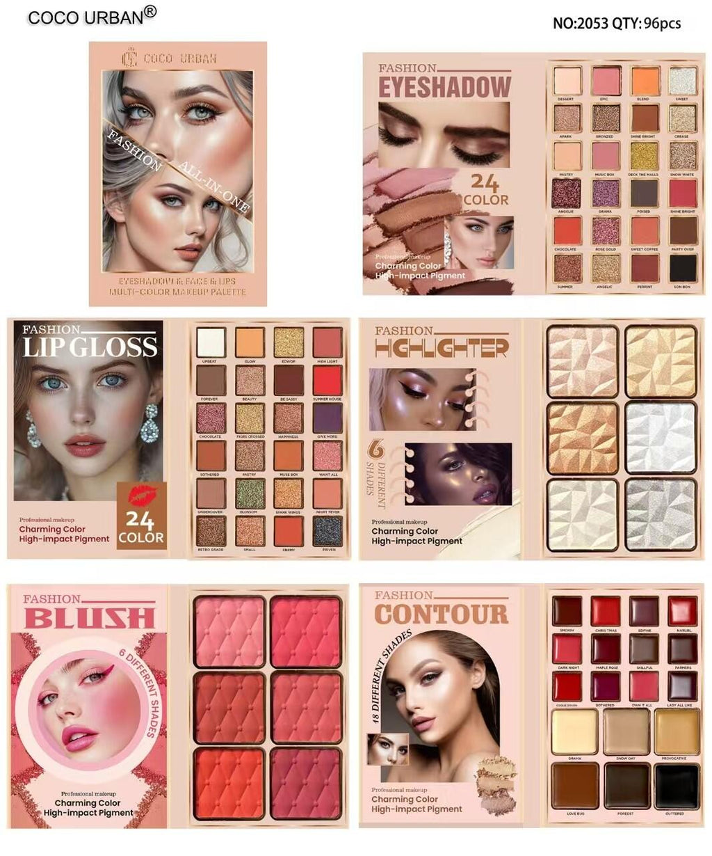 Paleta de Maquillaje COCO URBAN – Completa y Profesional