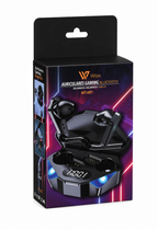 Auriculares Inalámbricos Gaming con Estuche LED y Pantalla