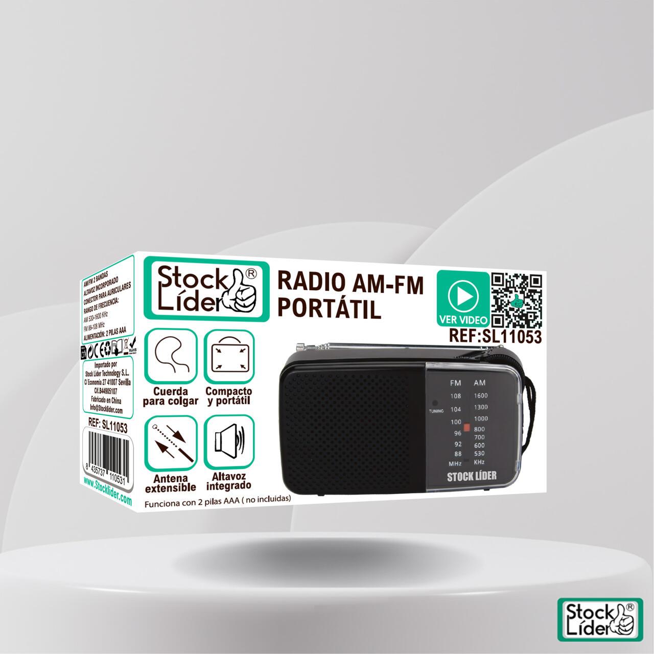 Radio am-fm portátil