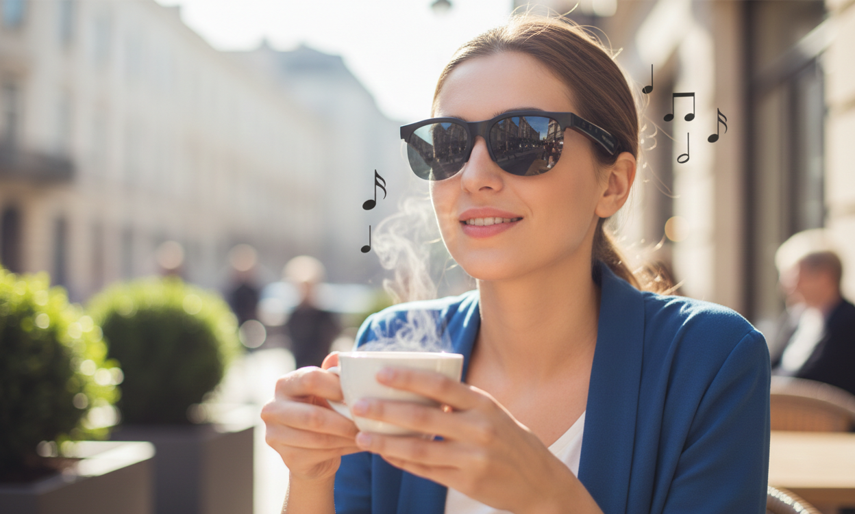 Gafas de sol con altavoz