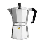 Cafetera Italiana Clásica 6 tazas mango ergonómico cocina de Inducción