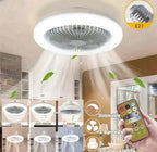 Lampara y ventilador de techo 2en1- LED multifuncionales con control remoto