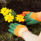Guantes de jardinería a prueba de agua con garras para cavar, plantar y rastrillar