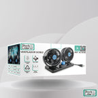 Ventilador doble para coche